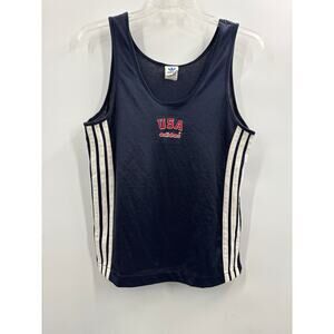 Vintage 80s Adidas USA Tank Top Men's M Medium 38-40